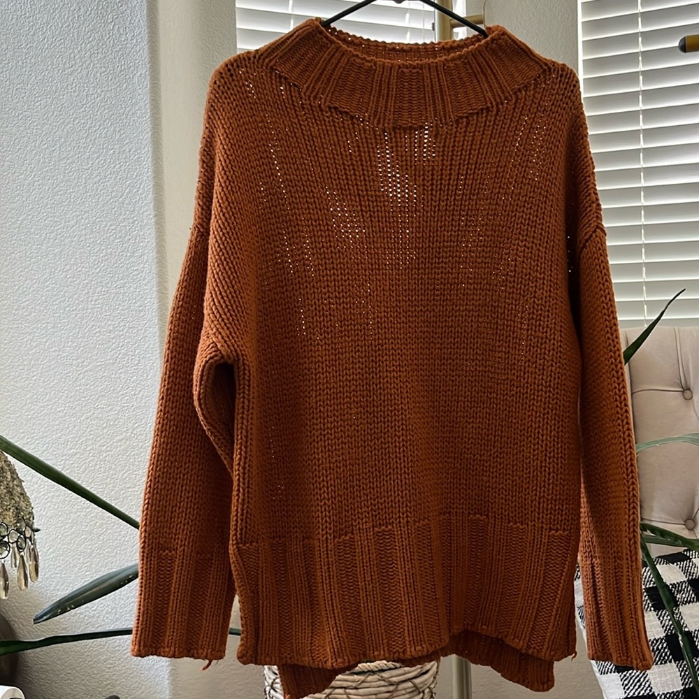 EASEL By Anthropologie Oversized cable knit sweater Size M